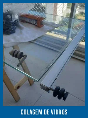 Colagem de Vidros