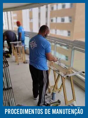 Procedimentos de manutenção de sacada