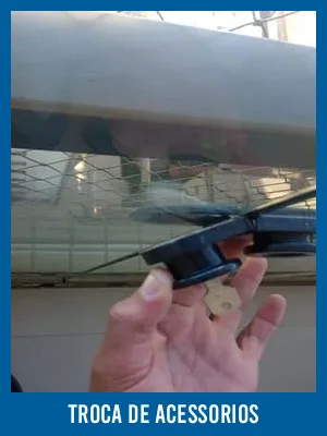 Troca de acessórios de sacada
